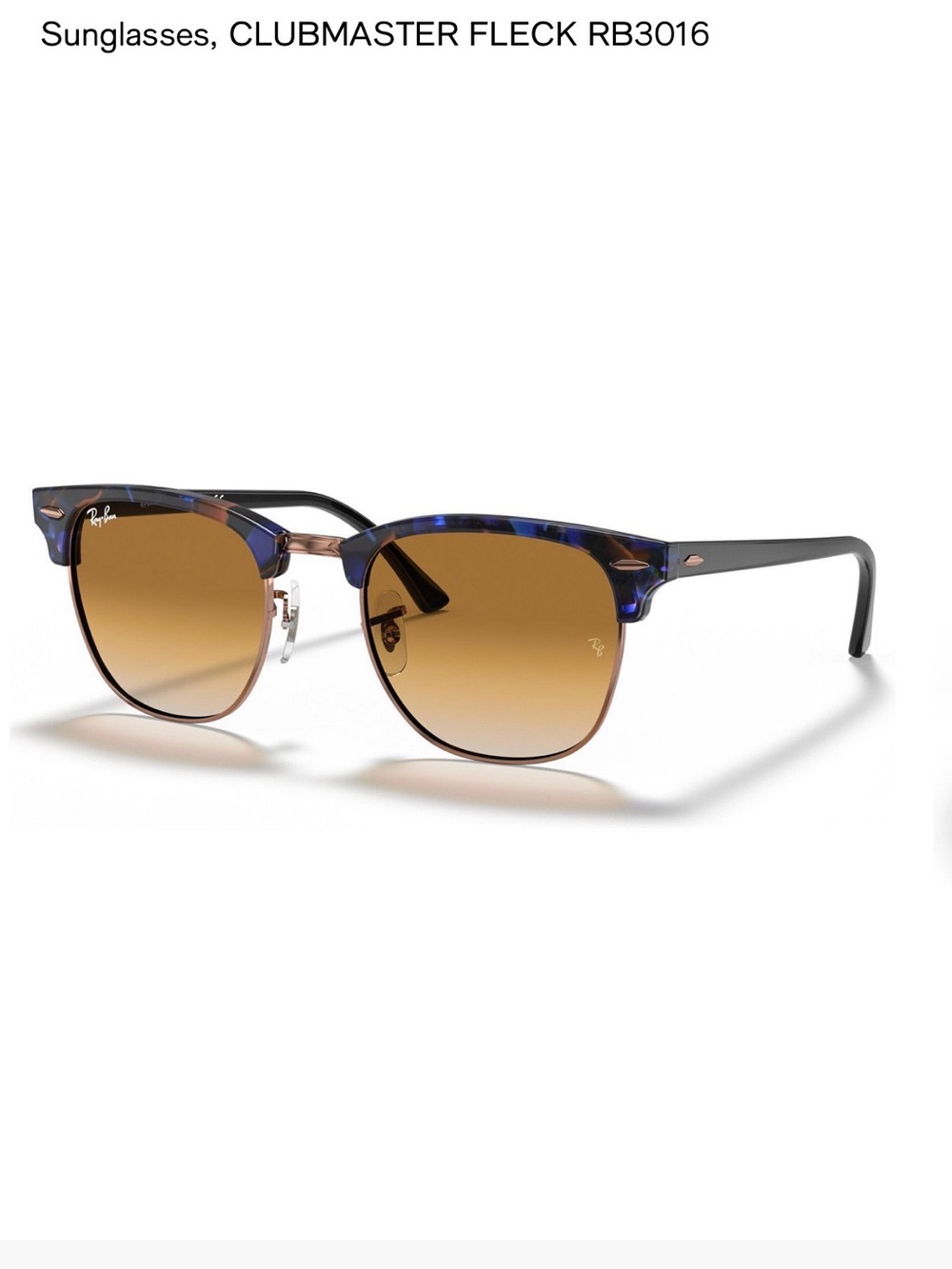 Ray Ban Clubmaster Fleck Sunglasses